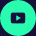 YouTube social icon.